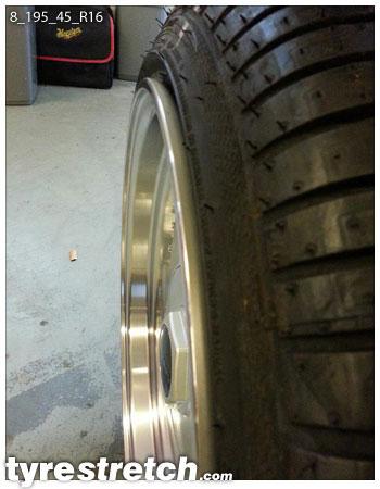 195/45 R16 on 8.0J