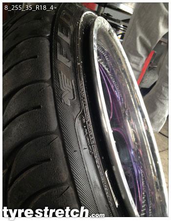 255/35 R18 on 8.0J