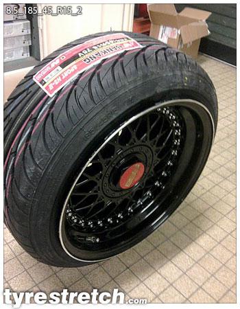 185/45 R15 on 8.5J