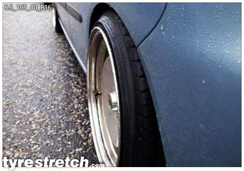 195/40 R16 on 8.5J