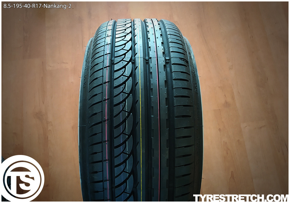 An example of tyre stretch: 195/60 R17 on 8.5J – NANKANG