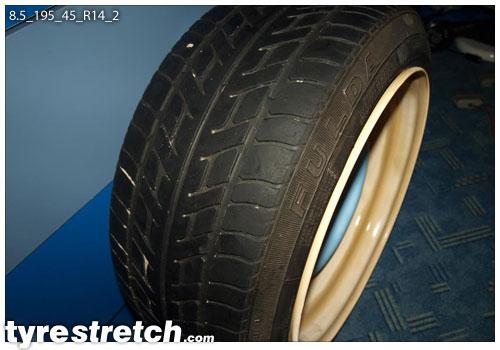 195/45 R14 on 8.5J