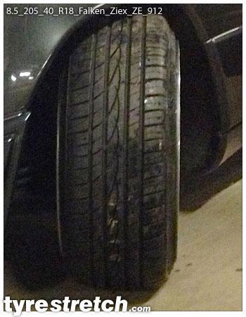 205/40 R18 on 8.5J Rim – FALKEN Tyre | TyreStretch.com