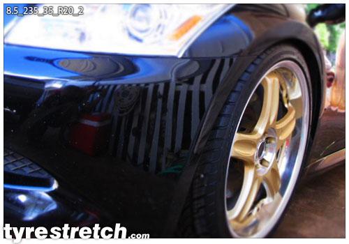 235/35 R20 on 8.5J