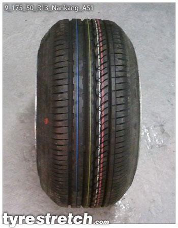 An example of tyre stretch: 175/50 R13 on 9.0J – NANKANG