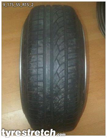 175/55 R15 on 9.0J