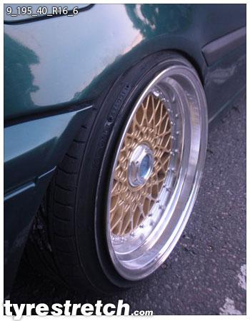 195/40 R16 on 9.0J