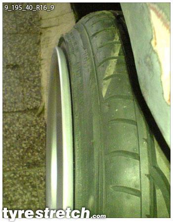 195/40 R16 on 9.0J