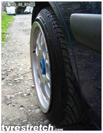 195/45 R16 on 9.0J