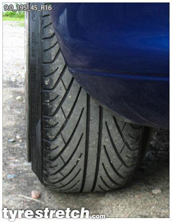 195/45 R16 on 9.0J
