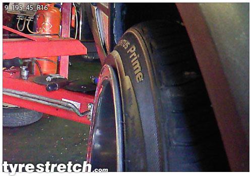 195/45 R16 on 9.0J