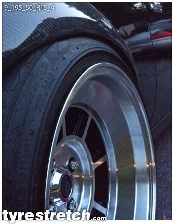 195/50 R15 on 9.0J