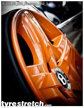 An example of tyre stretch: 215/35 R19 on 9.0J – NANKANG