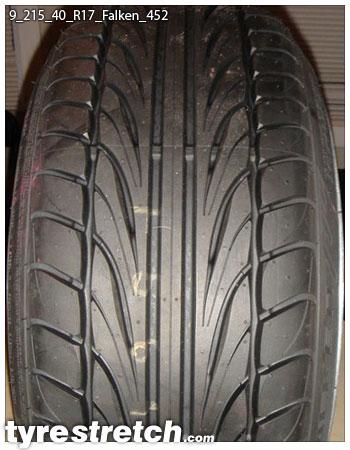An example of tyre stretch: 215/40 R17 on 9.0J – FALKEN