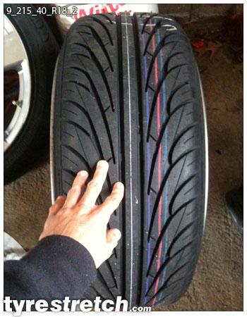 215/40 R18 on 9.0J