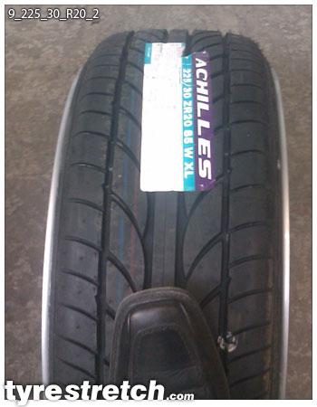 225/30 R20 on 9.0J