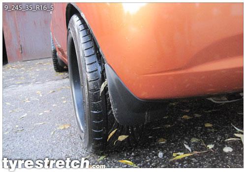 245/35 R16 on 9.0J