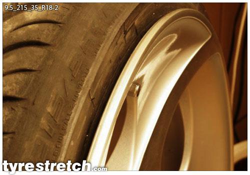 215/35 R18 on 9.5J