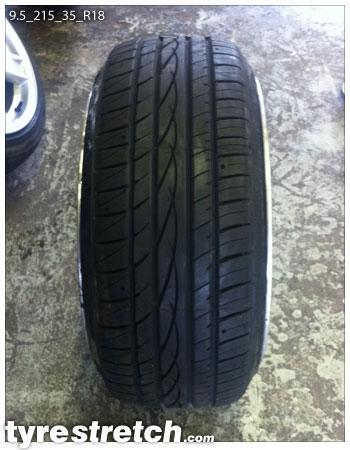 215/35 R18 on 9.5J