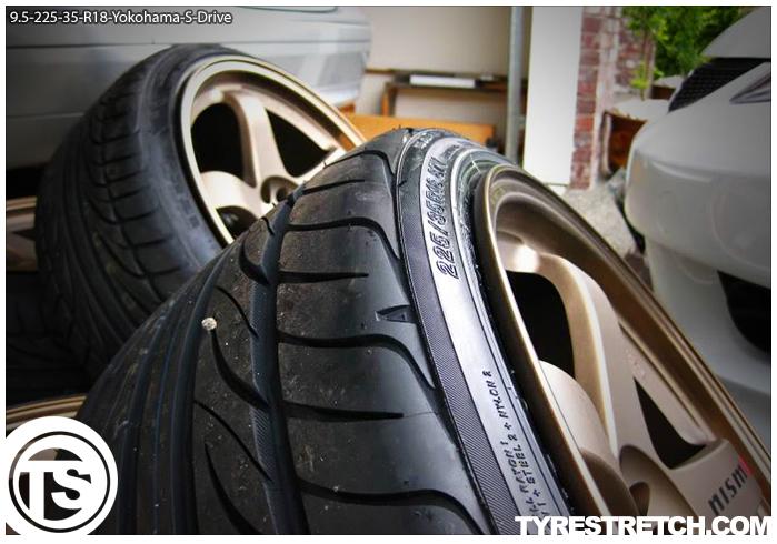225/35 R18 on 9.5J Rim – YOKOHAMA Tyre | TyreStretch.com