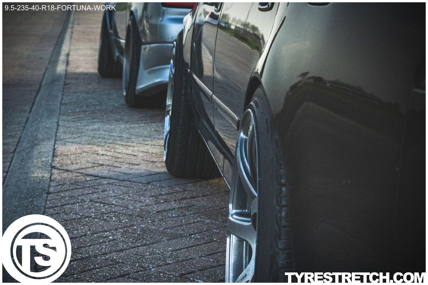 235/40 R18 on 9.5J – FORTUNA tyre, WORK rim