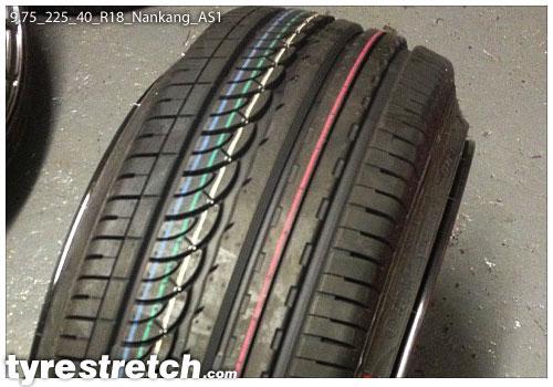 An example of tyre stretch: 225/40 R18 on 9.75J – NANKANG